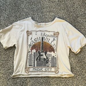 Altar'd State Cropped Nashville Graphic Tee